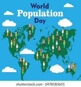 world populations day celebrated on 11 july with map 