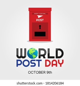 World Post Day Vector Illustration	