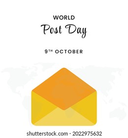 
World Post Day, Vector illustration design.