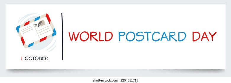 World Postcard Day, held on 1 October.