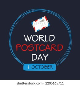 World Postcard Day, held on 1 October.