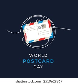 Weltpostkartentag, der am 1. Oktober stattfindet.