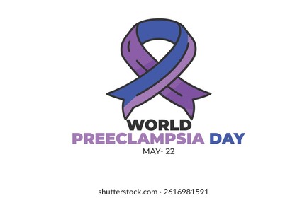 World Preeclampsia Day. background, banner, card, poster, template. Vector illustration.
