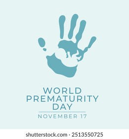 World Prematurity Day vector design template good for celebration usage. World Prematurity Day design. flat design. eps 10.