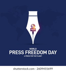 world press freedom day 2025. world press freedom day creative banner, poster, social media post, postcard, background, backdrop, greetings card, awareness, web banner, template, cover design etc.