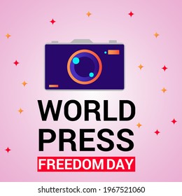 World press freedom day Background  design