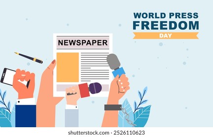 World press freedom day background
