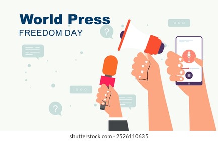World press freedom day background