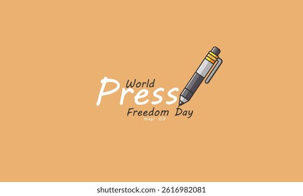World Press Freedom Day. background, banner, card, poster, template. Vector illustration.