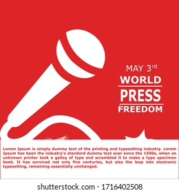 Banner del Día Mundial de la Libertad de Prensa