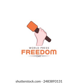 World press freedom day hand holding a mic, News, Headlines