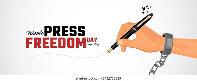 World Press Freedom Day Social Media Post. World Press Freedom Day or World Press Day To Raise Awareness of The Importance of Freedom of The Press.