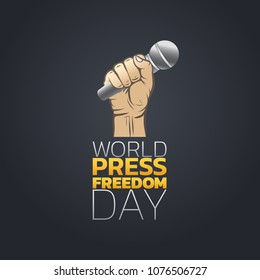 World Press Freedom Day, Vector Illustration.