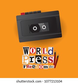 World Press Freedom Day Vector EPS10