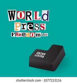 World Press Freedom Day Vector EPS10