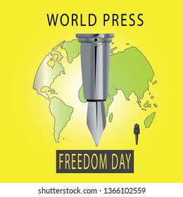 World press freedom day - Vector