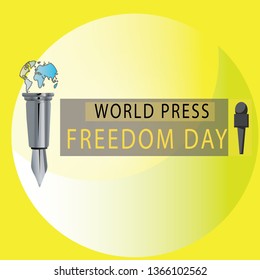 World press freedom day - Vector