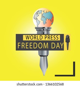 World Press Freedom Day - Vector