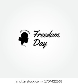 Ilustración del diseño de vectores del Día Mundial de la Libertad de Prensa