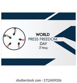 World Press Freedom day vector illustration. background.banner.poster