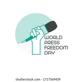 World Press Freedom Day Vector Mnemonic