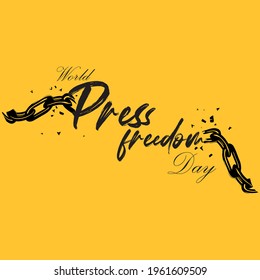 Vector del Día Mundial de la Libertad de Prensa