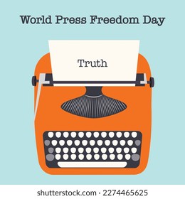 World press freedom day vector illustration graphic