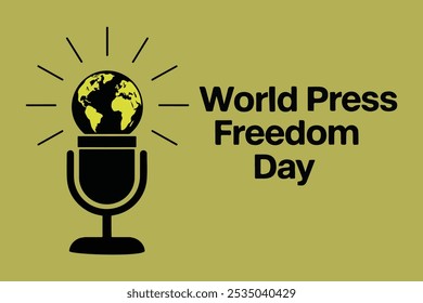 Ilustración vectorial del Día Mundial de la Libertad de Prensa