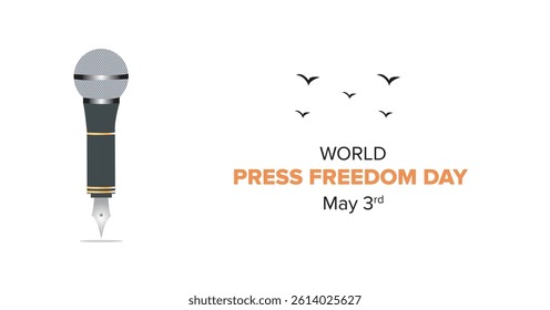 World Press Freedom Day Vector Illustration