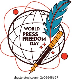 World Press Freedom Day: A visual representation to honor and recognize the importance of free press and its significance globally.