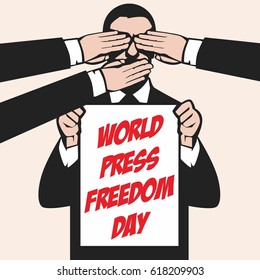 world press freedom illustration