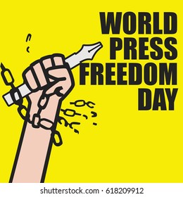 world press freedom illustration