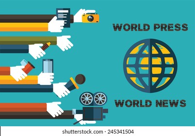 "world press-world news"-the slogan of modern and truthful press in our time