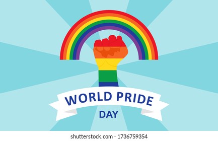 Logo de fondo del Día del Orgullo Mundial