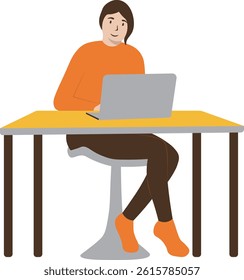 World Programmer Day People Illustration. Flat Vector Character.