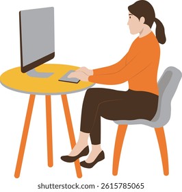 World Programmer Day People Illustration. Flat Vector Character.