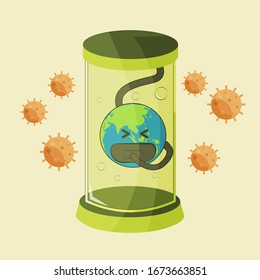 world protection against corona virus. indonesian fight covid19 concept. healthy life