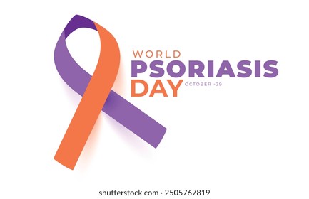 World Psoriasis Day. background, banner, card, poster, template. Vector illustration.