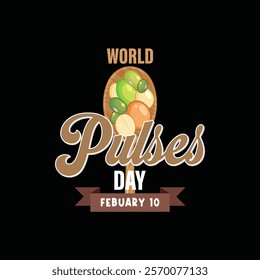 World Pulses Day vector, illustration. World Pulses Day poster design , World Pulses Day Banner Design illustration.