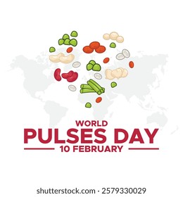 World Pulses Day vector, illustration. World Pulses Day poster design , World Pulses Day Banner Design illustration.