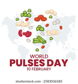 World Pulses Day vector, illustration. World Pulses Day poster design , World Pulses Day Banner Design illustration.