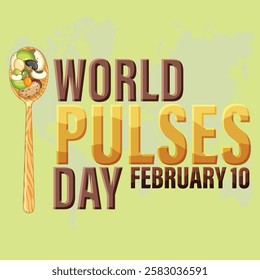 World Pulses Day vector, illustration. World Pulses Day poster design , World Pulses Day Banner Design illustration.