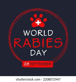 World Rabies Day, held on 28 September.
