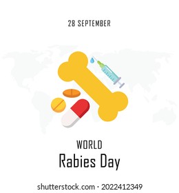 World Rabies Day , Vector illustration design.
