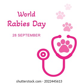 World Rabies Day , Vector illustration design.