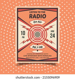 World Radio Day Flyer Template