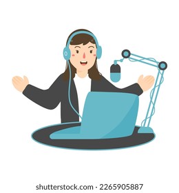world radio day hand drawn