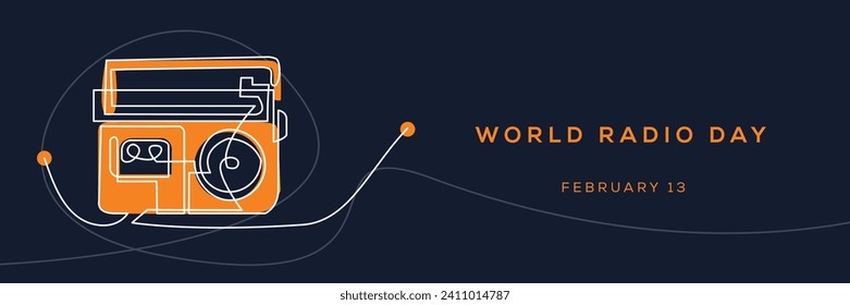 World Radio Day, held on 13 February.
