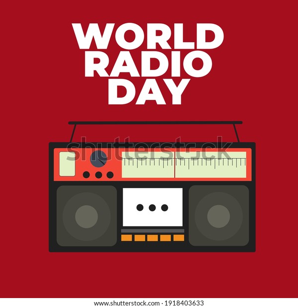 World radio day, old\
radio