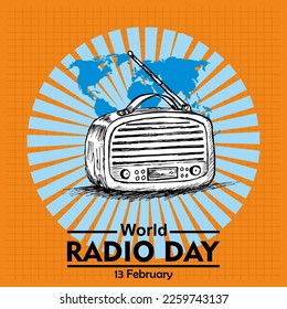 World Radio Day, Poster and Banner